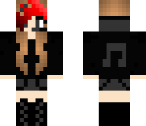 goth headphone girl