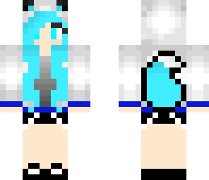 blue wolf girl