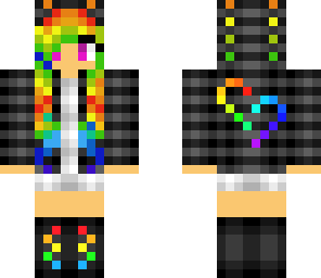sweet raindbow girl