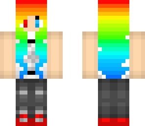rainbow girl
