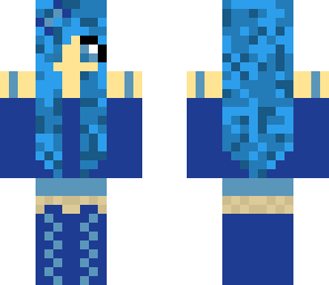 blue girl