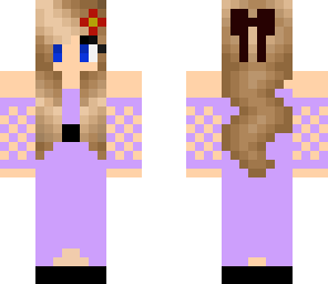 purple dress
