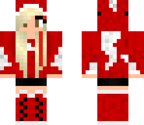 mooshroom girl with red streak