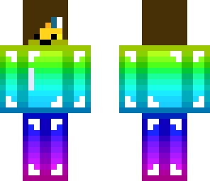 rainbow skin man
