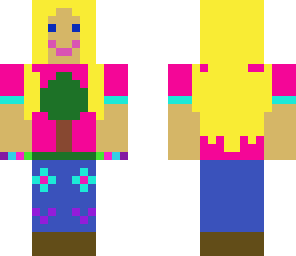 blonde tree shirt girl