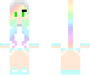 bright green eyes
