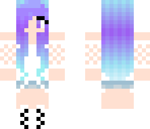 blue hair girl