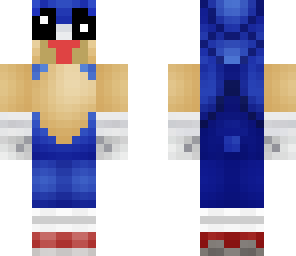 sonic stickng his toungue out