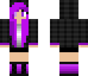 purple goth girl