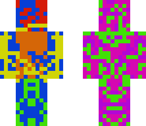 rainbow pixel dude
