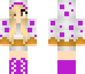 purple cake girl