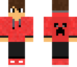 red hoodie boy
