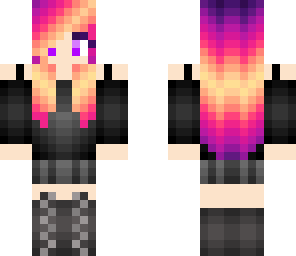 sunset hair gamer girl