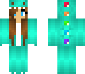 aqua dino girl costume