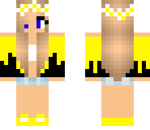 nice girl in yellow