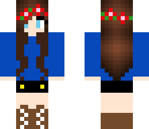 flower crown girl