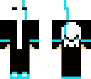 blue skull boy