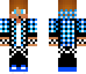 mc's skin blue shoes