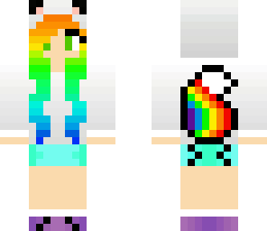 rainbow girl