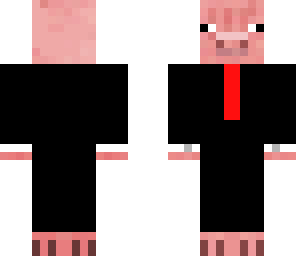 pig in a suit