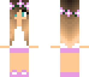 pale pink flower girl