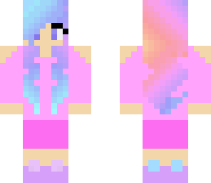 simple pastel girl