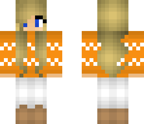 orange sweater girl