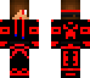 cool red and black skin
