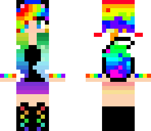 rainbow girl