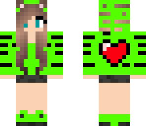 green tiger girl