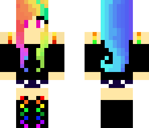 rainbow girl
