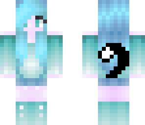 blue cat girl