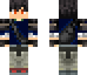 blue college student
