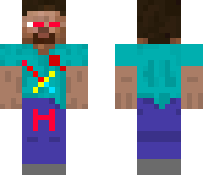 herobrine red eyes