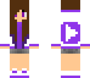 brunette purple youtube girl
