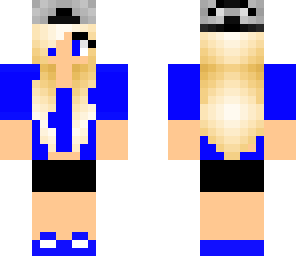 blue girl
