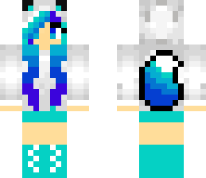 blue wolf girl