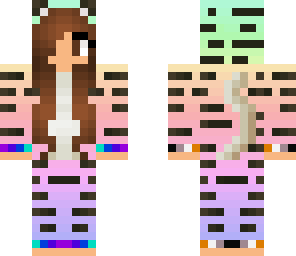 rainbow tiger girl