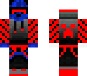 red and blue panda