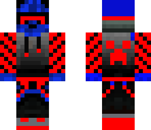 red and blue dj panda