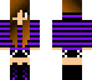 purple stripe gurl