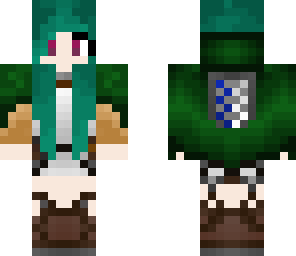 attack on titan blue