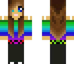 rainbow girl