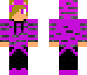 dirty purple tiger boy blonde