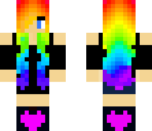heart smile and rainbow is awesome