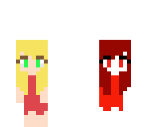 devil girl and sweet girl