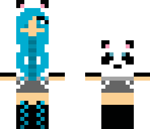 blue panda hoodie