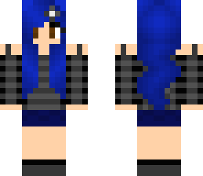 blue hair