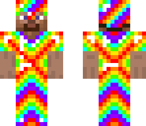rainbow steve man
