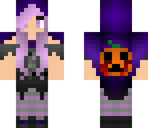 edited halloween girl